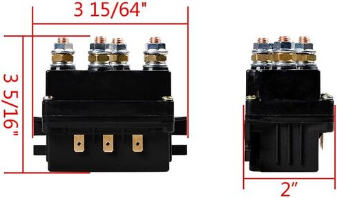 Astra Depot 12V 500A Winch Solenoid Relay Contactor Thumb Truck for ATV UTV 4x4 Vehicles 4WD in Saudi Arabia