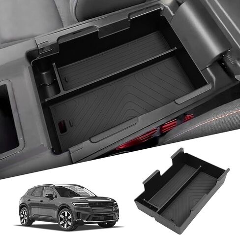 smabee Center Console Cup Holder Insert for Honda Prologue EV/Acura ZDX 2025 2024 Accessories TPE Drinks Holder Box Organizer Car Interior Black in Saudi Arabia