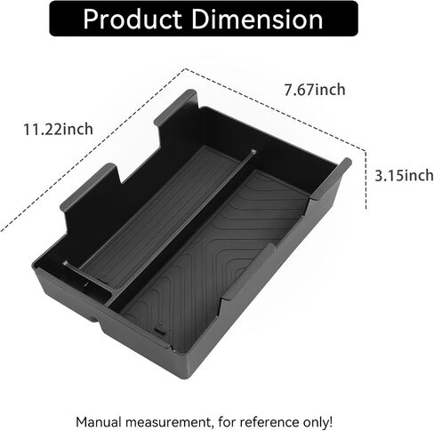 smabee Center Console Cup Holder Insert for Honda Prologue EV/Acura ZDX 2025 2024 Accessories TPE Drinks Holder Box Organizer Car Interior Black in Saudi Arabia