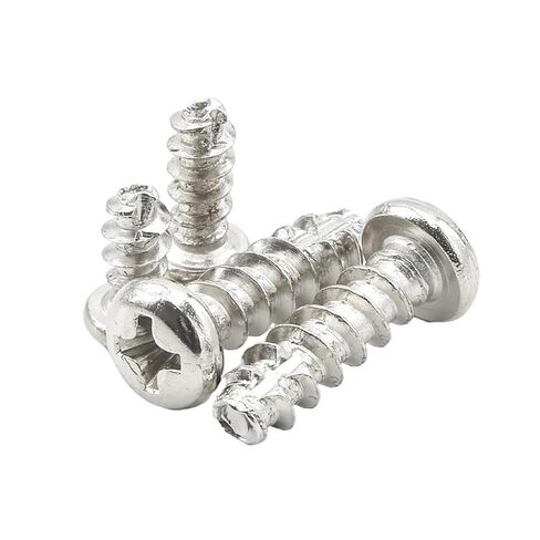20-100 Pieces Stainless Steel Cross Round Head Self Tapping Screws M1.7 M2 M3 M4 M5 for Wood and Metal Projects (14 mm, M2.3 100pcs) in Kuwait