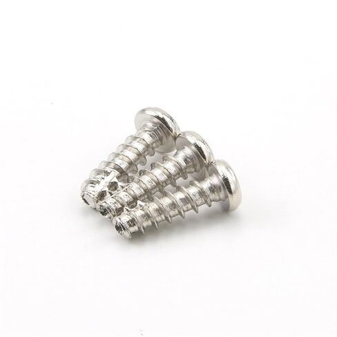 20-100 Pieces Stainless Steel Cross Round Head Self Tapping Screws M1.7 M2 M3 M4 M5 for Wood and Metal Projects (14 mm, M2.3 100pcs) in Kuwait