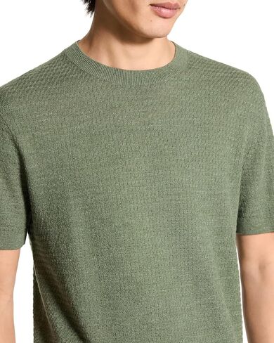 Theory Men's Kolben Shirt in Pacific Linen in Saudi Arabia
