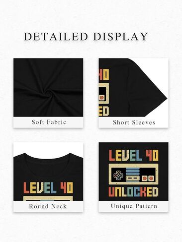 40th Birthday Gifts Men Vintage 1985 Shirt Mens 40 Year Old Graphic Tee Dad Fathers Gifts in Saudi Arabia