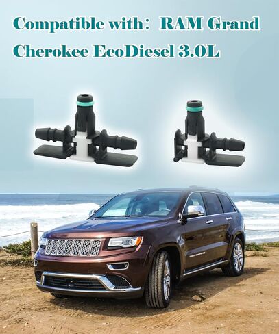68229388AA حقن الوقود إرجاع نوبات ملاءمة رام جراند شيروكي Ecodiesel 3.0L ، 4pcs "T" 2PCS "L" in Kuwait