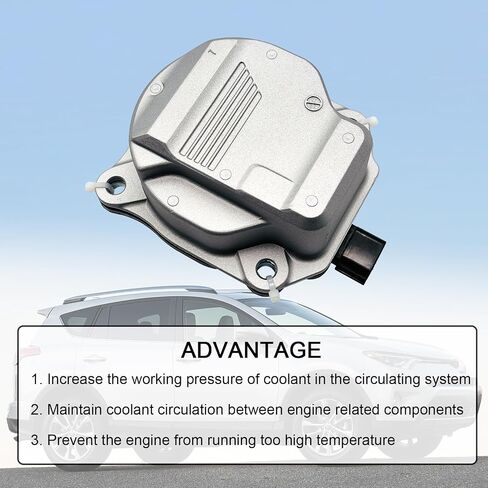 16032-25010 Coolant Electric Water Pump Engine Replacement for 2018-2020 Toyota Camry 2018-2021 Lexus es300h Hybrid 2.5L Engine Gasoline 2019-2022 Toyota RAV4 Toyota Avalon Replaces 16032-F0012 in Kuwait