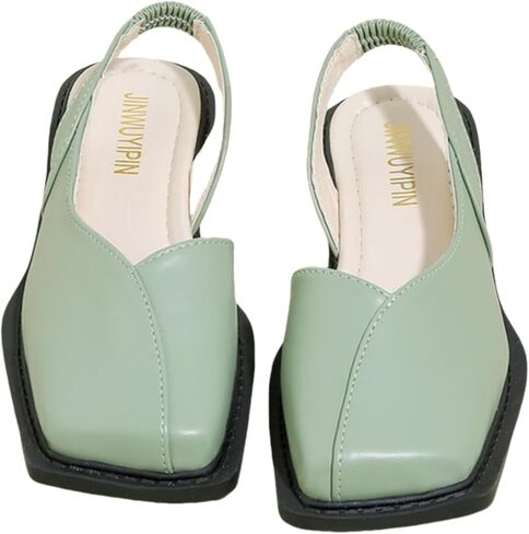 Women's Fashion Pumps - Square Toe, Chunky Heel, All-Season Comfort Shoes, Everyday Stylish Wear in Saudi Arabia