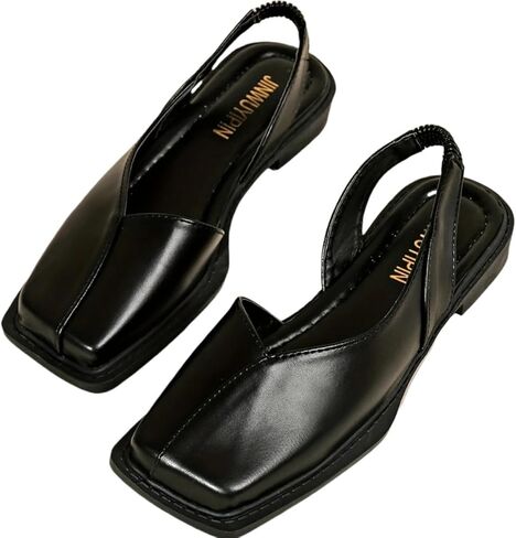 Women's Fashion Pumps - Square Toe, Chunky Heel, All-Season Comfort Shoes, Everyday Stylish Wear in Saudi Arabia