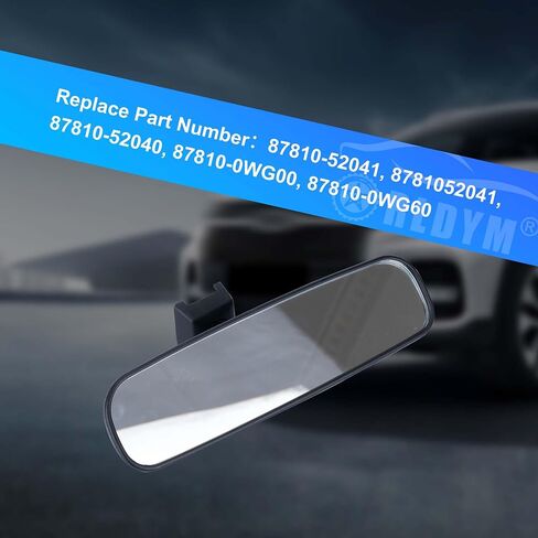 RLDYM Interior View View Mirror Assembly 87810-52041 87810-0WG00 لـ Toyota RAV4 2004-2015 ، لتويوتا ياريس 2006-2016 ، لتويوتا بريوس 2011-2019 in Saudi Arabia