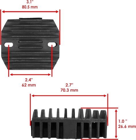 مقوم منظم Caltric متوافق مع Arctic Cat 300 4x4 Red Green 2001 2002 2003 2004 2005 ATV in Kuwait