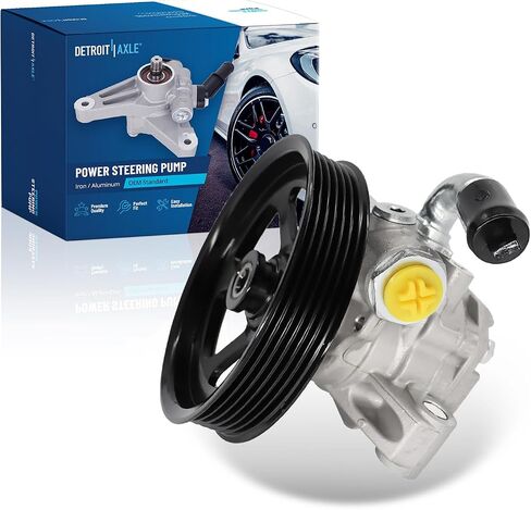 Detroit Axle - Power Steering Pump for Chevy Equinox Traverse GMC Enclave Saturn Outlook Vue Pontiac Torrent Power Steering Pump with Pulley Replacement 96-2403 in Saudi Arabia