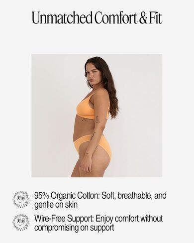 Women's Core Triangle Cotton Bralette in Saudi Arabia