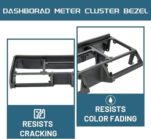 Kuafu Dashborad Meter Cluster Cluster Cluster Cluster متوافق مع Freightliner Classic و FLD 120 لوحة داش بلاستيكية سود in Saudi Arabia