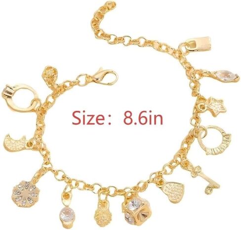 16k Chunky Gold Bracelets for Women Trendy Womens Gold Bracelet Stack Layered Chunky Chain Bracelets Waterproof Link Cuff Herringbone Bracelet Fashion Accessories Gifts for Women in Kuwait