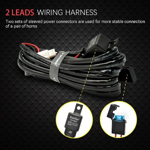 مفتاح روك القرن بالليزر ، طقم الأسلاك المقاوم للماء ، LED LED الخلفية الخلفية + ترحيل الأسلاك مجموعة تسخير لسيارة شاحن in Kuwait