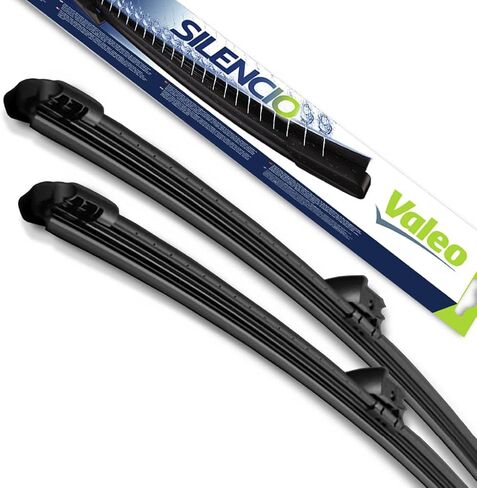 Valeo 178501 Silencio Visioblade Windshield Wiper Blade Set Compatible with Select Volvo V60 and S60 Models, Heated 24/20 inch Pack of 2 Premium OEM Wipers, Replacement Windshield Wipers in Saudi Arabia
