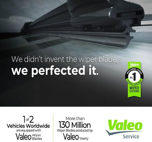 Valeo 178501 Silencio Visioblade Windshield Wiper Blade Set Compatible with Select Volvo V60 and S60 Models, Heated 24/20 inch Pack of 2 Premium OEM Wipers, Replacement Windshield Wipers in Saudi Arabia