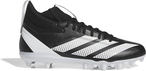 Adidas Men's Adizero Impact.2 أحذية كرة القدم الأمريكية ، رمادي/أسود/رمادي ، 8 in Kuwait