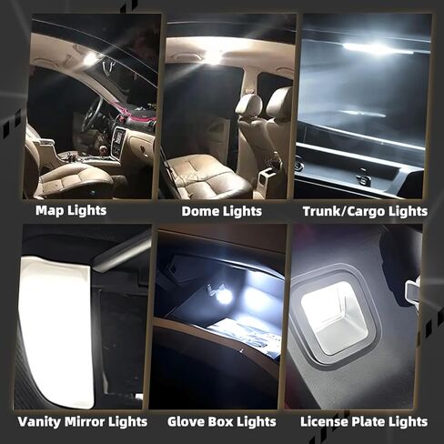 LED LED LID INTERIOR LIGHT LIT لـ GMC Sierra 1999-2006 ، Super Bright 6500k LED LED LID LIGHT + LIGHTION in Kuwait