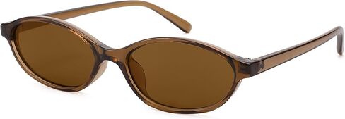 Retro Oval Sunglasses for Women - Y2k Trendy Sun Glasses - Cat Eye 90s Shades in Kuwait