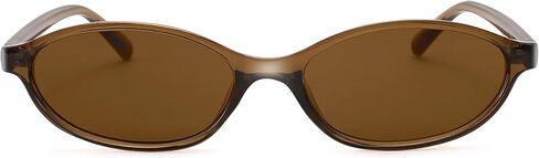Retro Oval Sunglasses for Women - Y2k Trendy Sun Glasses - Cat Eye 90s Shades in Kuwait