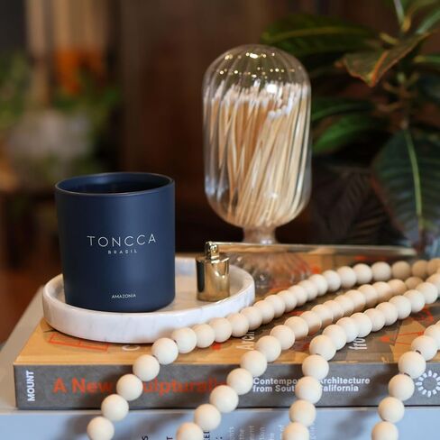 شمعة الأمازون من Toncca-مملوءة باليد في البرازيل-شمع جوز الهند والرائحة الطبيعية in Saudi Arabia