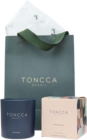 شمعة الأمازون من Toncca-مملوءة باليد في البرازيل-شمع جوز الهند والرائحة الطبيعية in Saudi Arabia