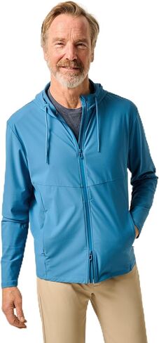 johnnie-O Marshal Featherweight Hooded Jacket in Saudi Arabia