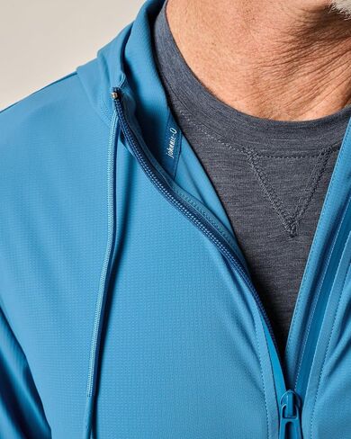 johnnie-O Marshal Featherweight Hooded Jacket in Saudi Arabia