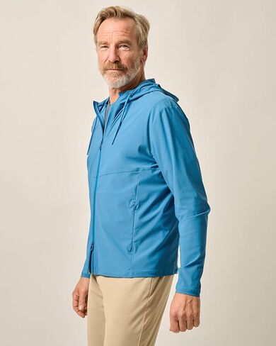 johnnie-O Marshal Featherweight Hooded Jacket in Saudi Arabia