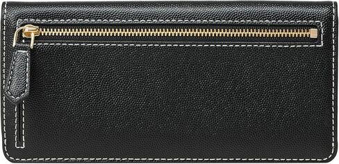 Marc Jacobs The J Link Open Face Leather Weather Wallet ، Black in Saudi Arabia