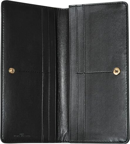 Marc Jacobs The J Link Open Face Leather Weather Wallet ، Black in Saudi Arabia