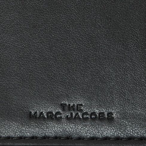 Marc Jacobs The J Link Open Face Leather Weather Wallet ، Black in Saudi Arabia