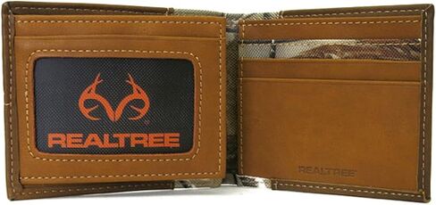 Realtree Camo Slim Holder Money Clip محافظ للرجال (حافة كامو محفظة تان الجلد Trifold) in Kuwait