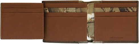 Realtree Camo Slim Holder Money Clip محافظ للرجال (حافة كامو محفظة تان الجلد Trifold) in Kuwait
