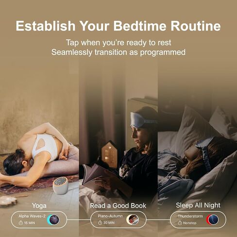 Hotmoon Cocoon Pro 2 Sound Machine 388 Soothing Sounds for Babies & Adults, Smart Night Light, Sleeping Timer, App Control, Plug-in, Home Office Yoga, Noise Gift, Breathing Exercises, Dark-Grey in Kuwait