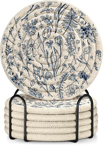 كوستر كوب للمشروبات الماص - للقهوة طاولة الخشبية مكتب مزرعة زراعة في الهواء الطلق ريفي مكتب كاواي المنسوج in Kuwait