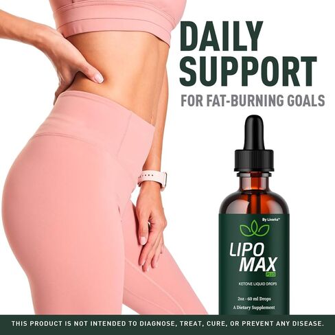 Lipo Max Plus - Official Lipo Max Plus Drops Liquid Premium Advanced Formula Natural Support, LipoMax Plus Supplement for Overall Health & Wellness Vitamin Droppers, 1 Bottle for 1 Month in Kuwait