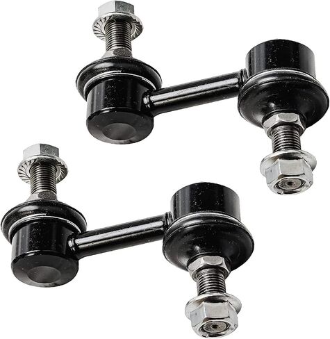 Detroit Axle-2 قضبان التأثير الأمامية لعام 2004-2015 نيسان Titan Infiniti QX56 ، 05-19 Nissan Armada ، Sway Bar End Links 2005 2006 2007 2008 2008 2012 2014 2014 2015 Replace in Saudi Arabia