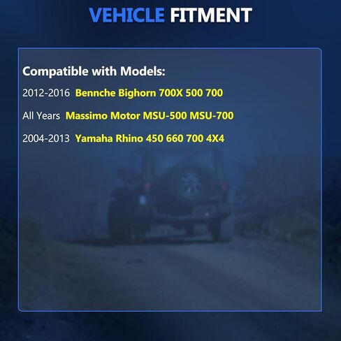 مجموعة عمود محور CV (اليسار الخلفي) متوافقة مع 2012-2016 Bennche Bighorn 700x 500 700 ، Massimo Motor MSU-500 MSU-700 ، Yamaha Rhino 450 660 700 4x4 2004-2013 in Saudi Arabia