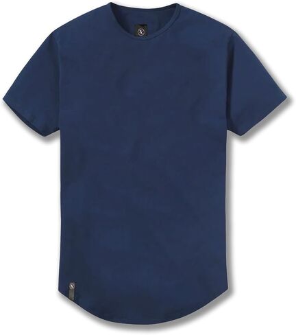 Ten10 Apparel Men's Men Premium Crew Neck Shirt Shirt ، تنحنح منحني ، مزيج Velura in Saudi Arabia