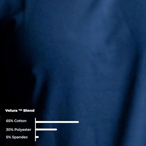 Ten10 Apparel Men's Men Premium Crew Neck Shirt Shirt ، تنحنح منحني ، مزيج Velura in Saudi Arabia