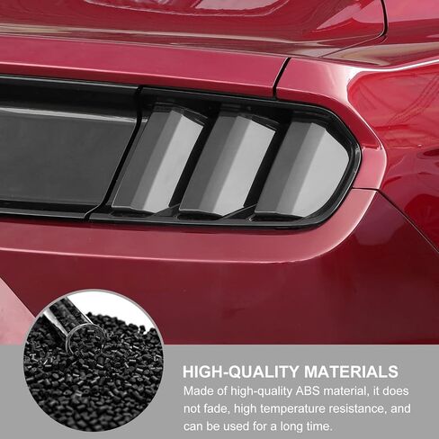 Jimen Compatible with Ford Mustang 2015-2017, 6PCS Tail Light Cover Trim Kits Exterior Accessories in Saudi Arabia