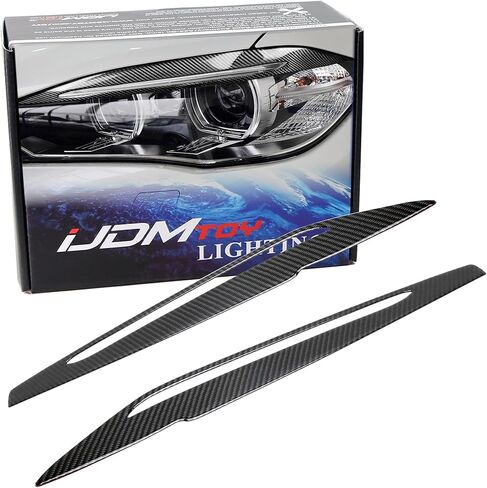 ijdmtoy Euro Black Black Real Carbon Carbon Level Syelid Dries متوافق مع BMW F15 X5 ، F16 x6 in Saudi Arabia