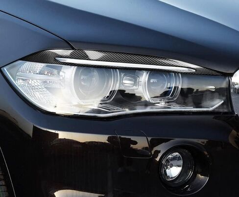ijdmtoy Euro Black Black Real Carbon Carbon Level Syelid Dries متوافق مع BMW F15 X5 ، F16 x6 in Saudi Arabia