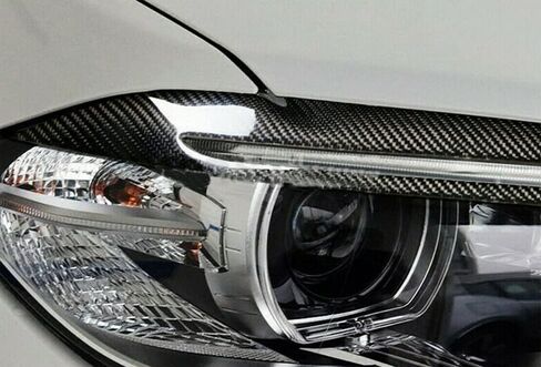 ijdmtoy Euro Black Black Real Carbon Carbon Level Syelid Dries متوافق مع BMW F15 X5 ، F16 x6 in Saudi Arabia