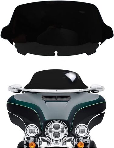 فاصل الرياح الزجاجي الأمامي الشفاف مقاس 10.5 بوصة متوافق مع 2014-2022 Harley Davidson Touring Electra Glide Street Glide 2015 2016 2017 2018 2019 2020 2021 2022 in Saudi Arabia