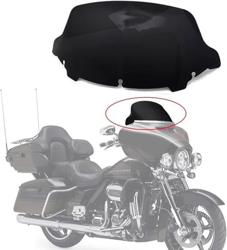 فاصل الرياح الزجاجي الأمامي الشفاف مقاس 10.5 بوصة متوافق مع 2014-2022 Harley Davidson Touring Electra Glide Street Glide 2015 2016 2017 2018 2019 2020 2021 2022 in Saudi Arabia