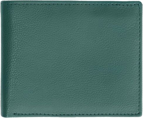 مميزة من الجلد bifold ائتمان crad-id billfold forest green mens wallet in Kuwait