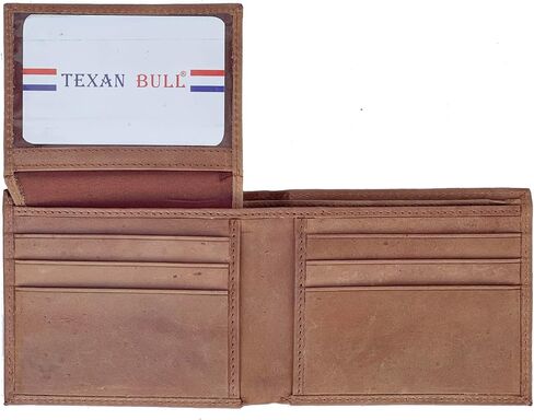 مميزة من الجلد bifold ائتمان crad-id billfold forest green mens wallet in Kuwait