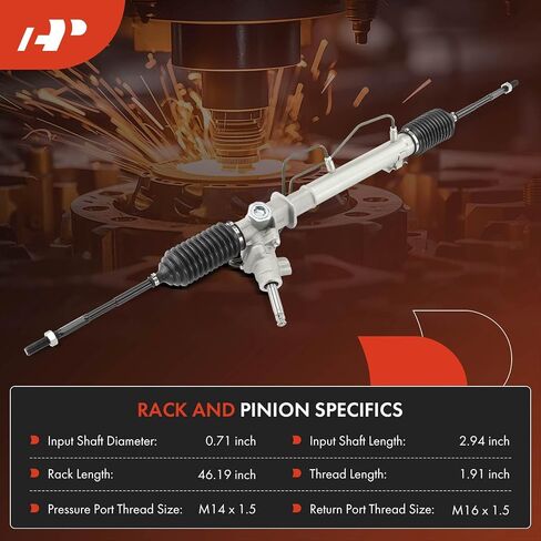 A-Premium - Hydraulic Power Steering Rack and Pinion Compatible with Subaru Outback 2000-2004, Baja 2003-2006, Replace# TR34140AA040 in Saudi Arabia